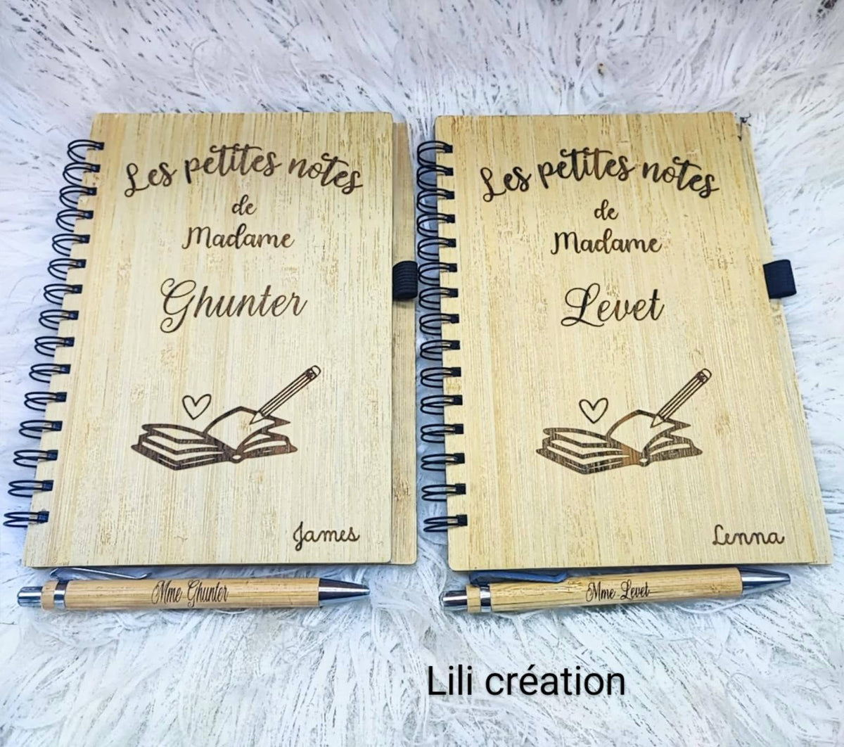Carnet de notes personnalisé "Les petites notes d'un(e) super .."
