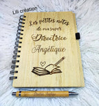 Carnet de notes personnalisé "Les petites notes d'un(e) super .."