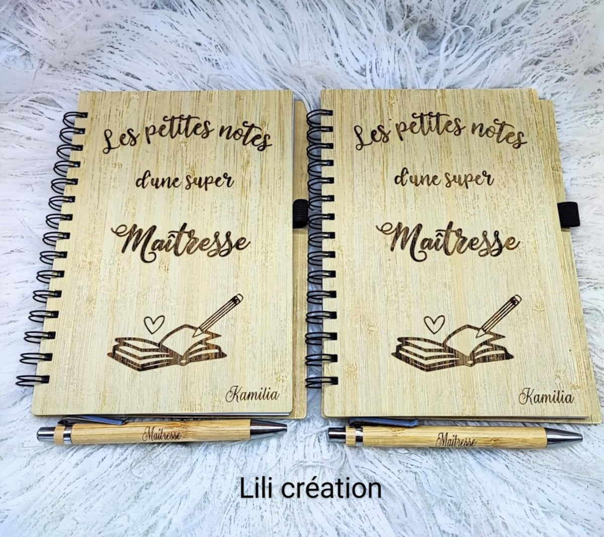 Carnet de notes personnalisé "Les petites notes d'un(e) super .."