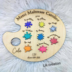 Palette de peinture - Merci Maîtresse / Maître personnalisée