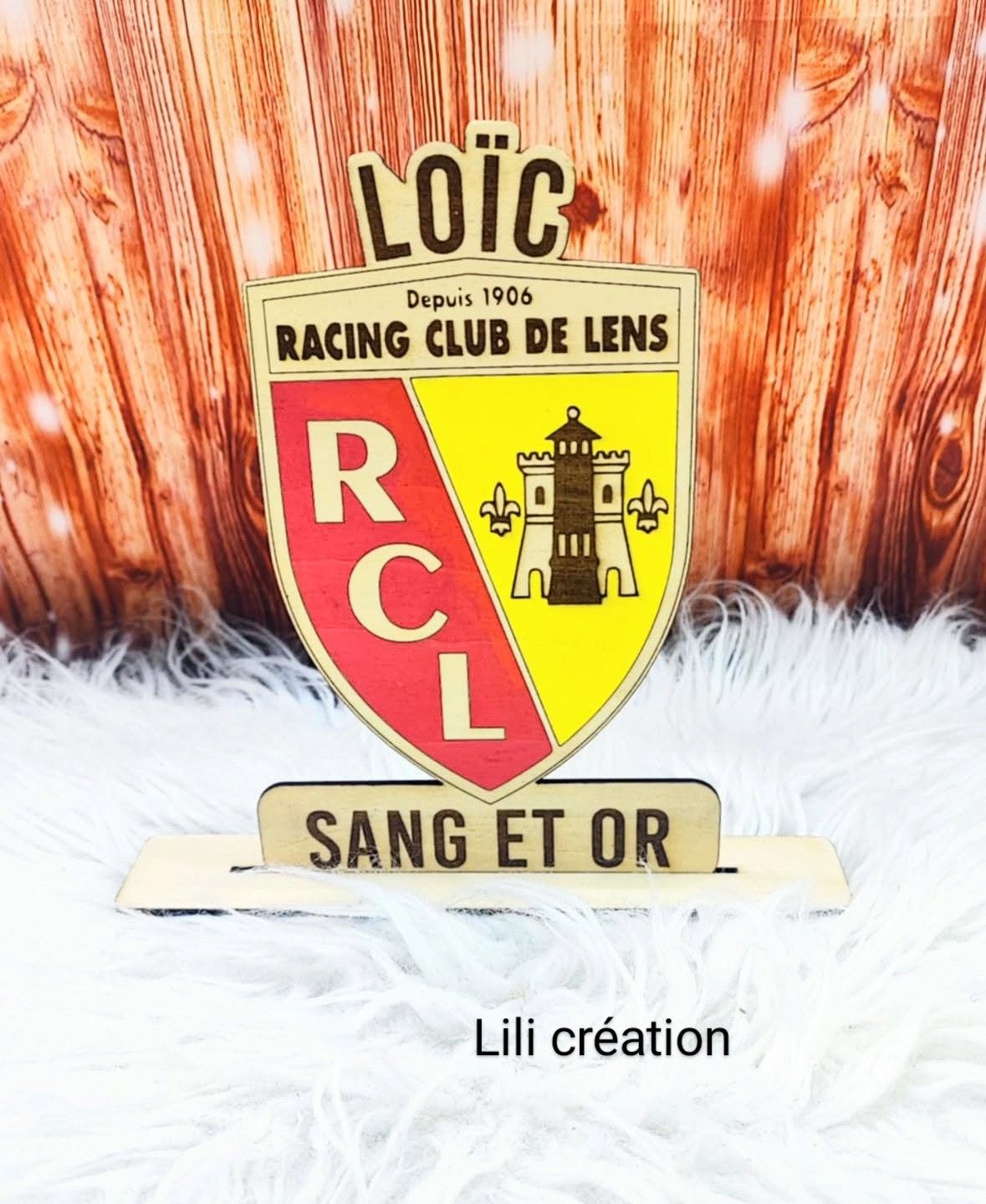 Support en bois supporter du RCL