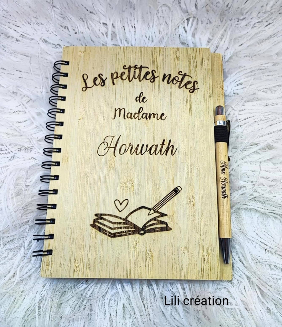 Carnet de notes personnalisé "Les petites notes d'un(e) super .."