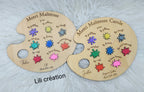 Palette de peinture - Merci Maîtresse / Maître personnalisée