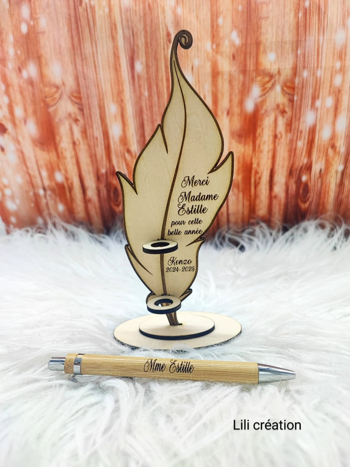 Porte plume et/ou stylo en bois
