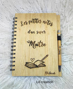 Carnet de notes personnalisé "Les petites notes d'un(e) super .."