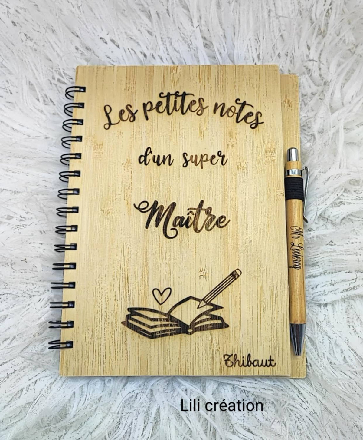 Carnet de notes personnalisé "Les petites notes d'un(e) super .."