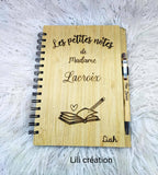 Carnet de notes personnalisé "Les petites notes d'un(e) super .."