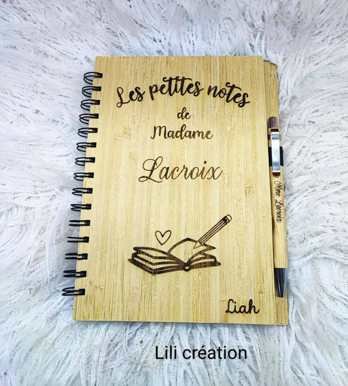Carnet de notes personnalisé "Les petites notes d'un(e) super .."