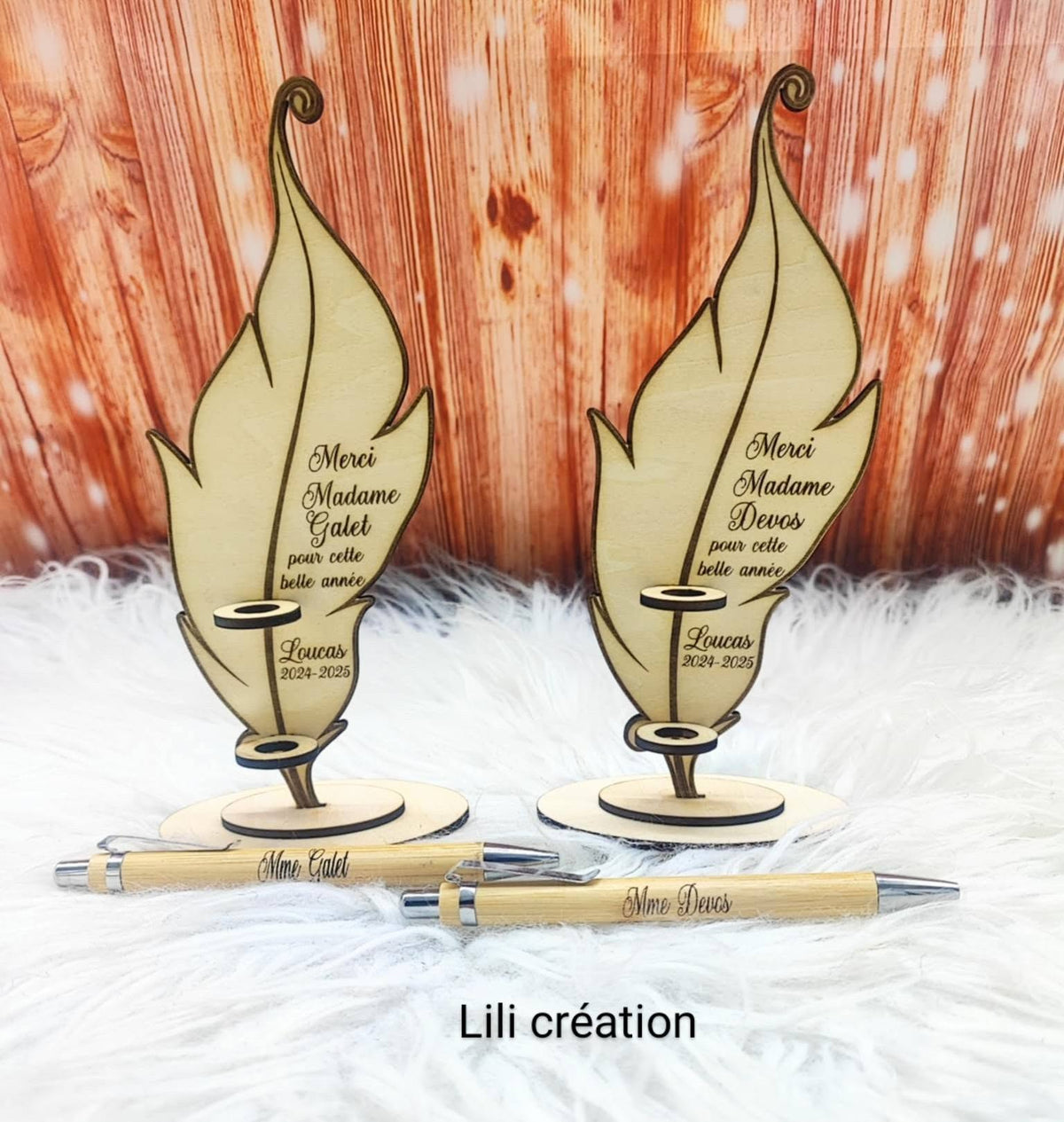 Porte plume et/ou stylo en bois