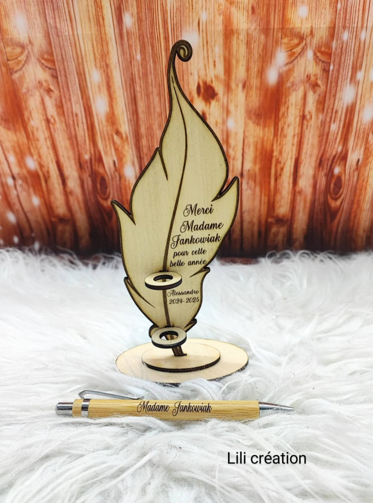 Porte plume et/ou stylo en bois