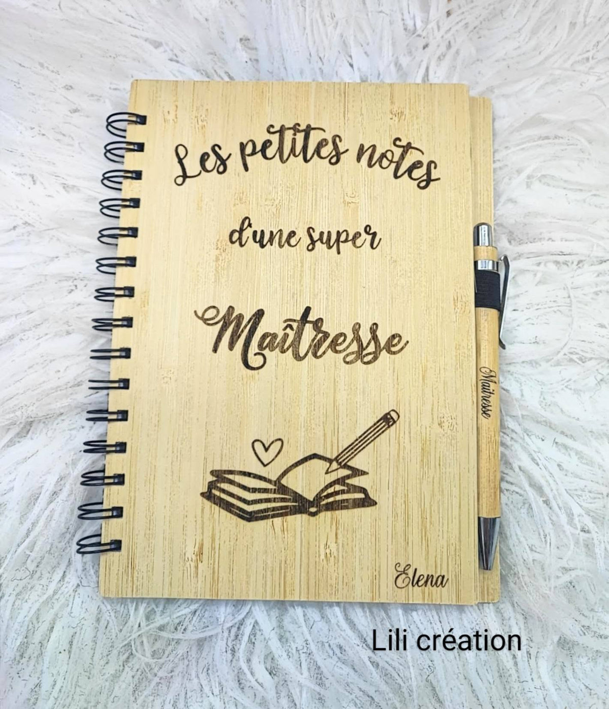 Carnet de notes personnalisé "Les petites notes d'un(e) super .."