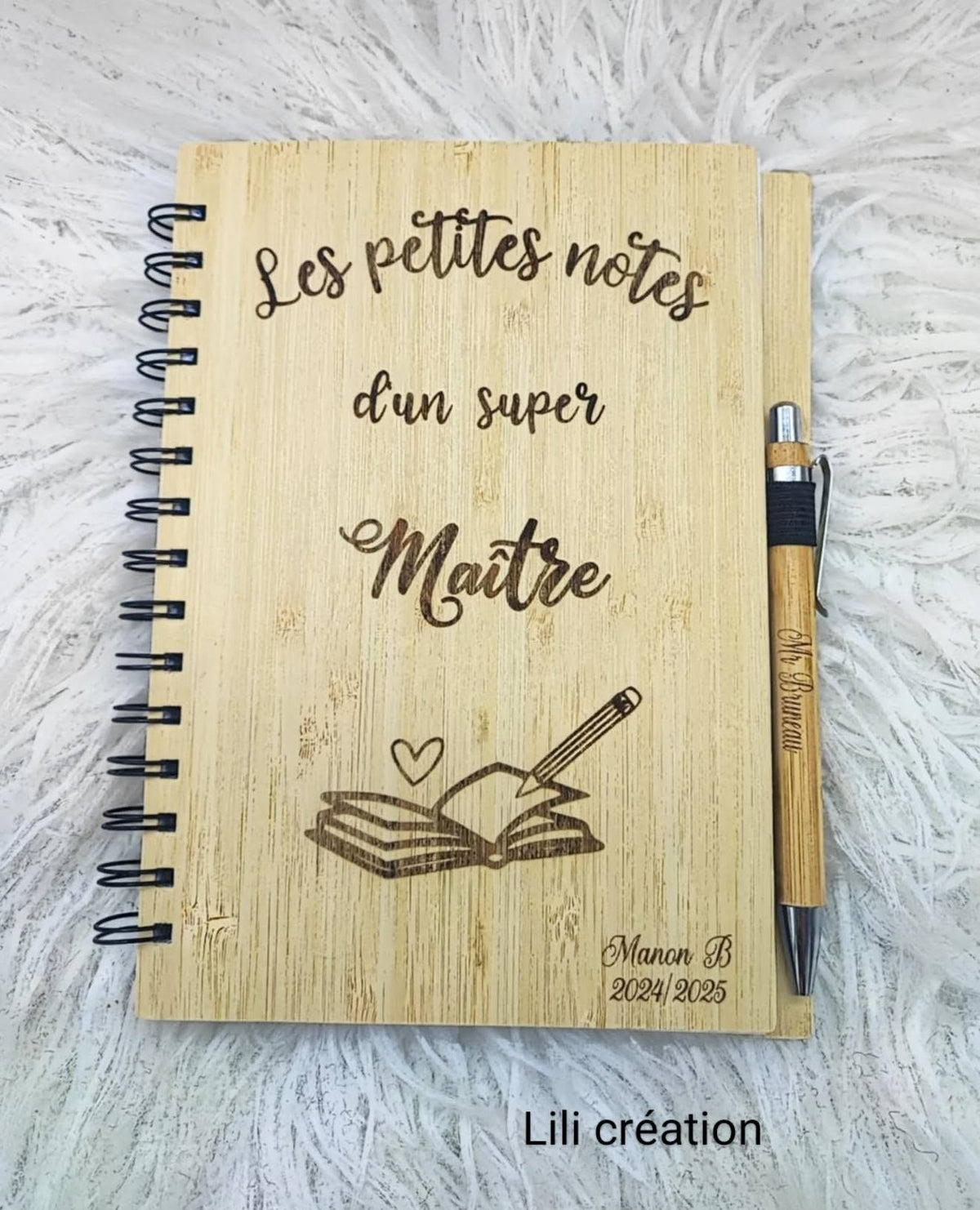 Carnet de notes personnalisé "Les petites notes d'un(e) super .."