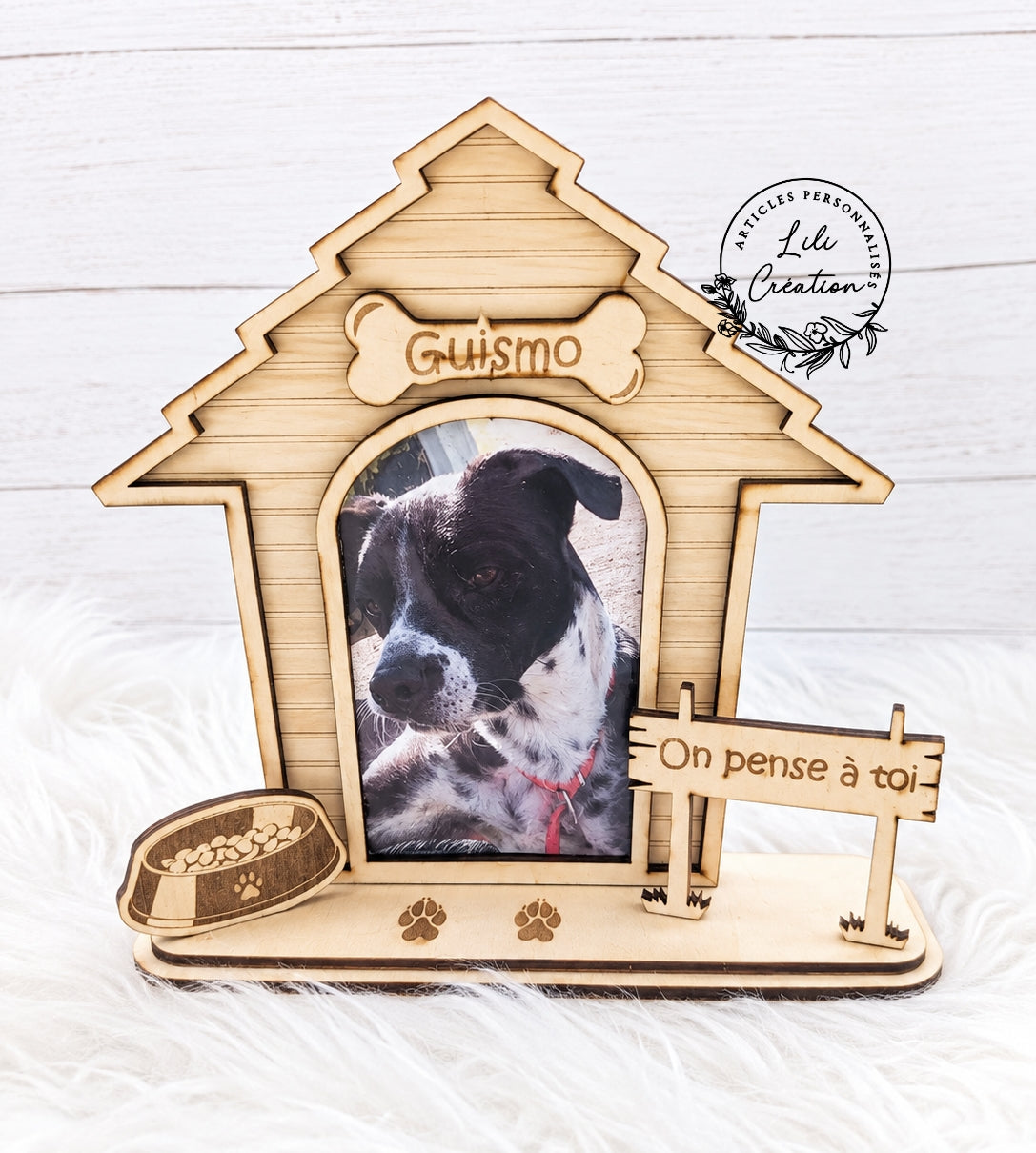 Cadre niche de chien