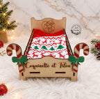 Lits flocons pour accueillir les Lutins Farceurs de Noël