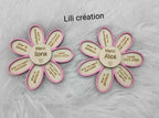 Fleur Magnet "Merci Maîtresse" – Cadeau de fin d’année scolaire personnalisé