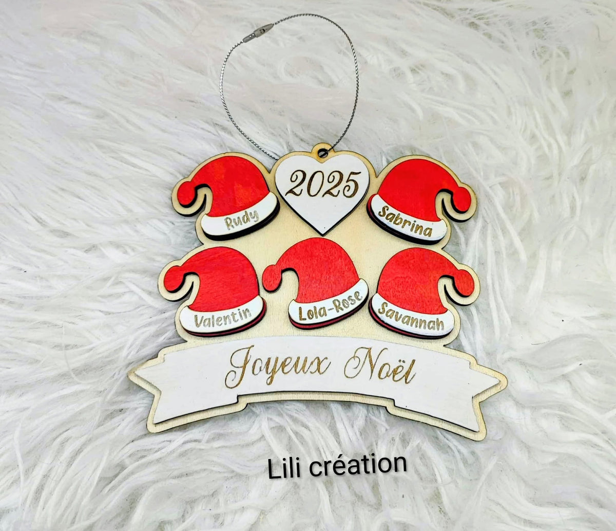 Support Bonnets de Noël pour sapin