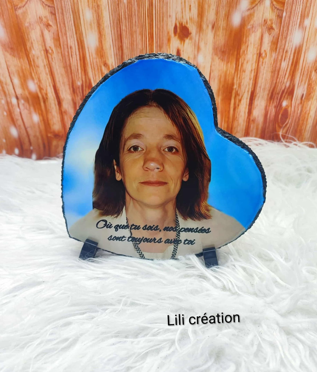 Votre photo sur ardoise personnalisée !
