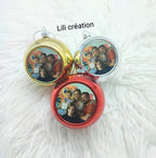 Boule de Noël personnalisée avec photo