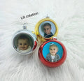 Boule de Noël personnalisée avec photo