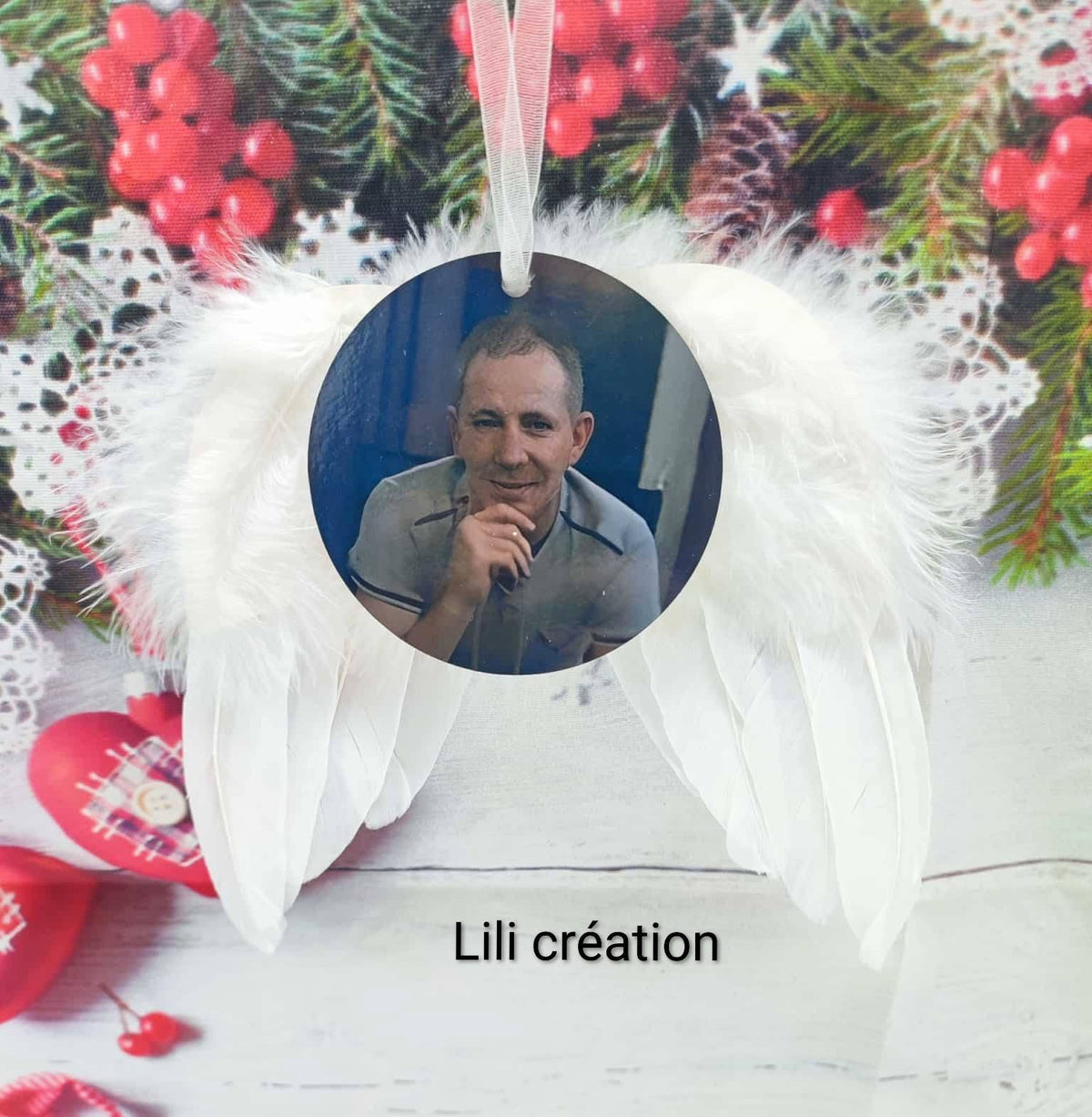 Boules de Noël avec Ailes d'Ange