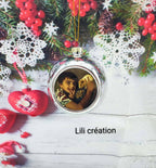 Boule de Noël personnalisée avec photo