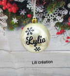 Boules de Noël personnalisation avec autocollants