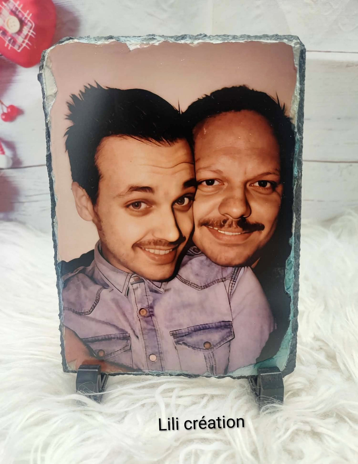 Votre photo sur ardoise personnalisée !
