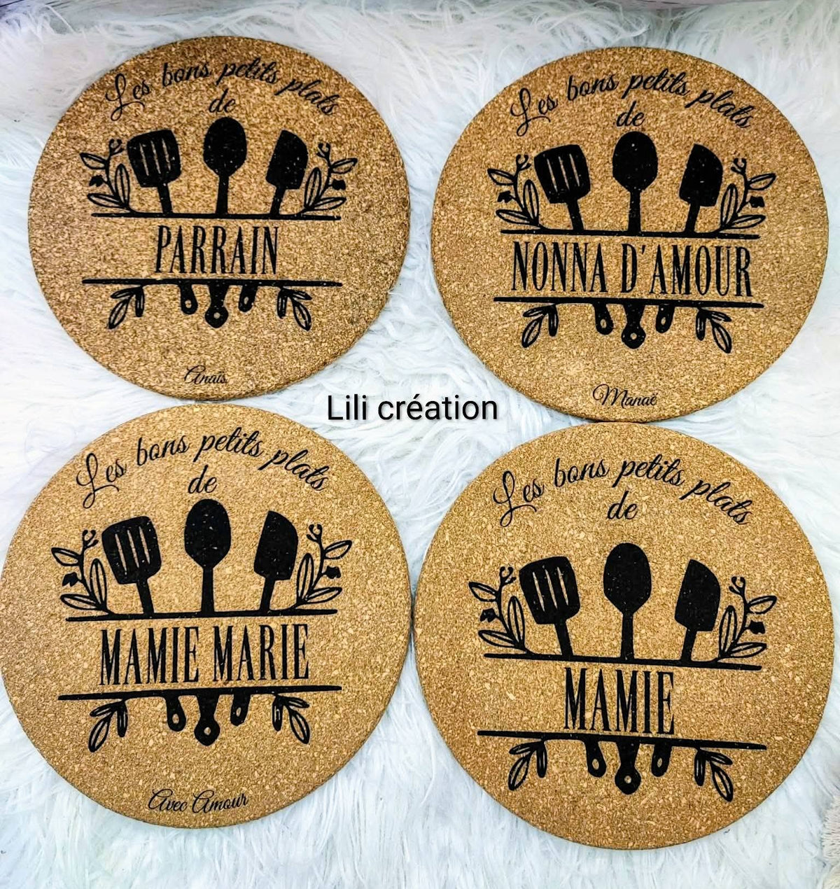 Dessous de plat en liège - Les bons petits plats de...