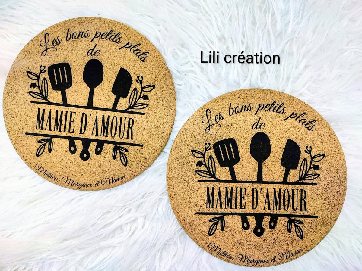 Dessous de plat en liège - Les bons petits plats de...