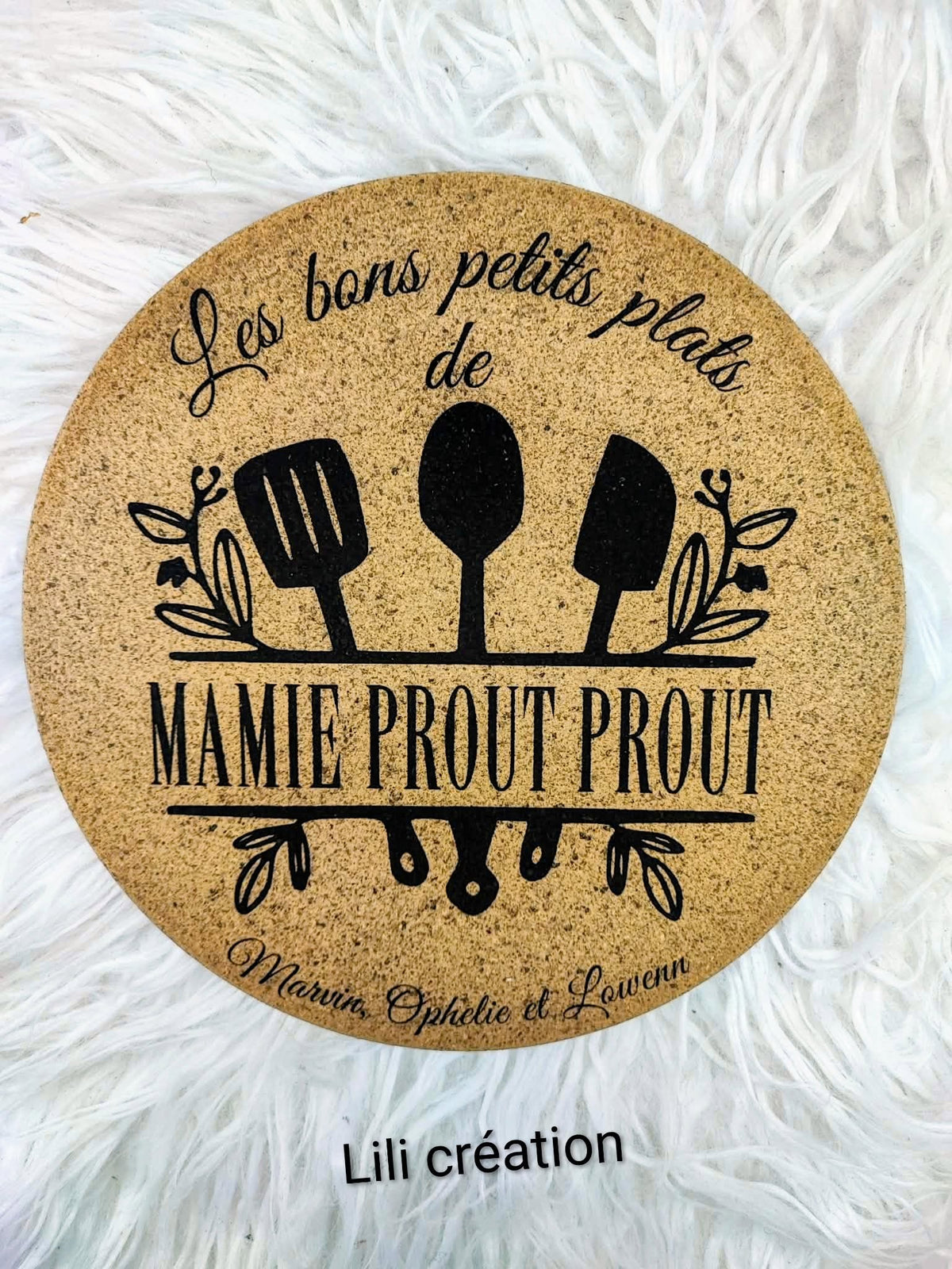 Dessous de plat en liège - Les bons petits plats de...