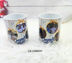 Mug de Noël personnalisé à 6 photos