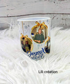Mug de Noël personnalisé à 6 photos