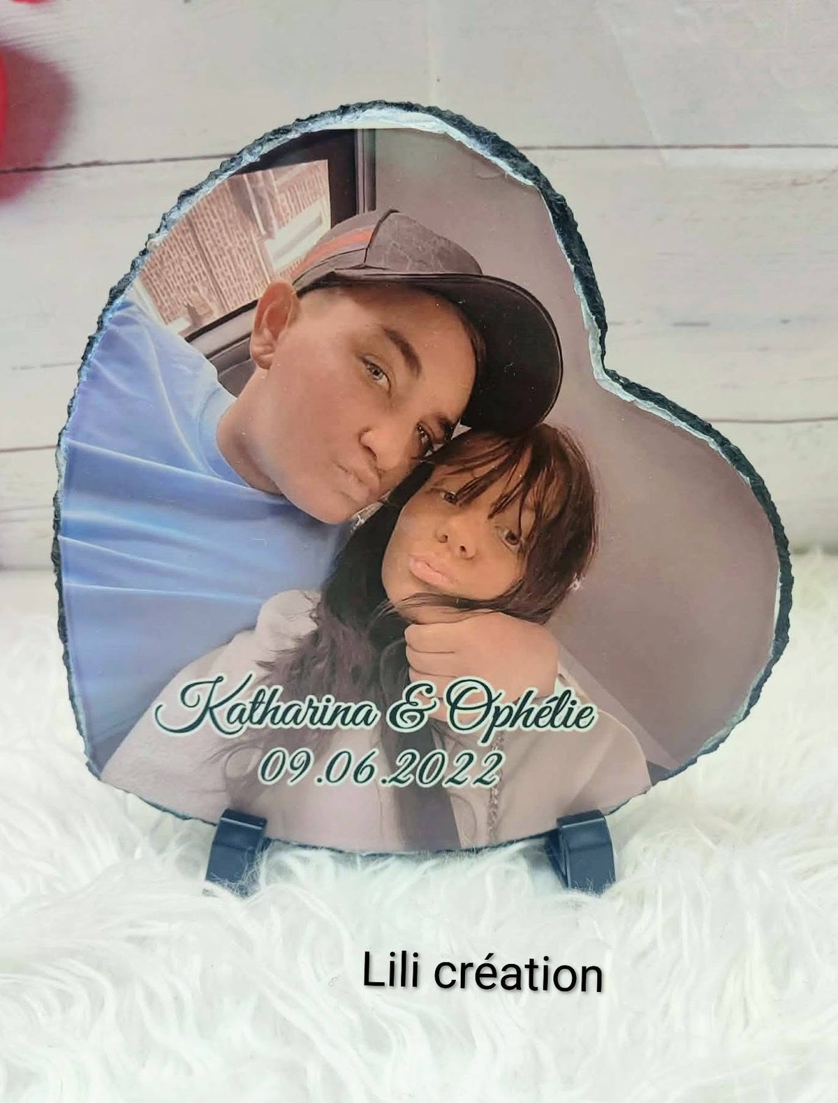 Votre photo sur ardoise personnalisée !