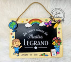Ardoise de porte personnalisée - Cadeau de fin d'année