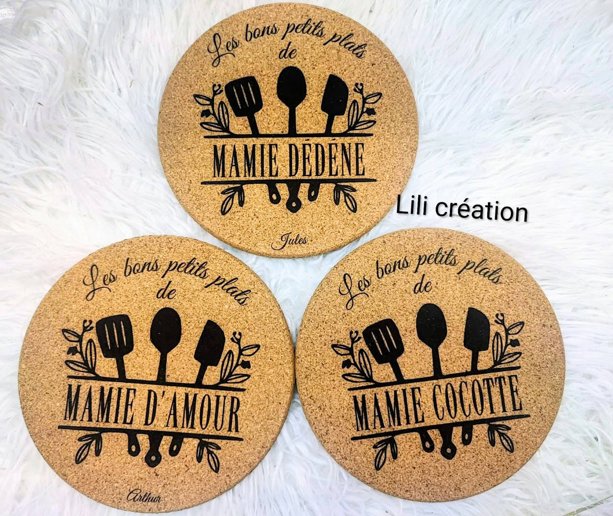 Dessous de plat en liège - Les bons petits plats de...