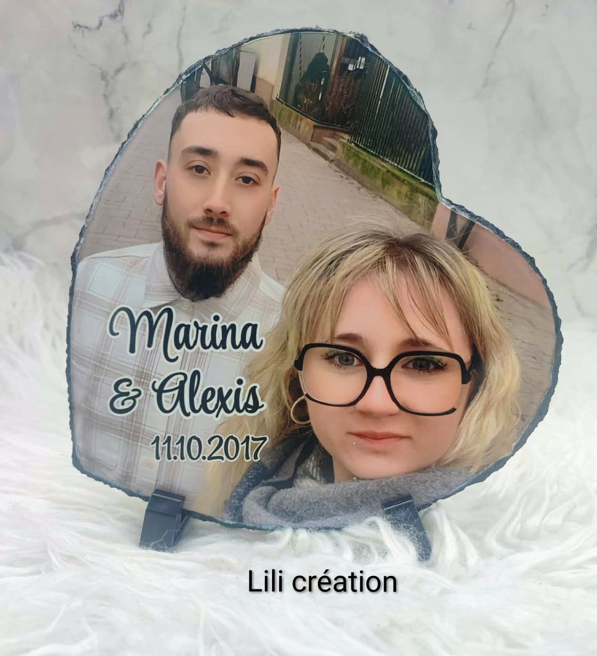 Votre photo sur ardoise personnalisée !