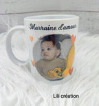 Mugs cadre cœurs