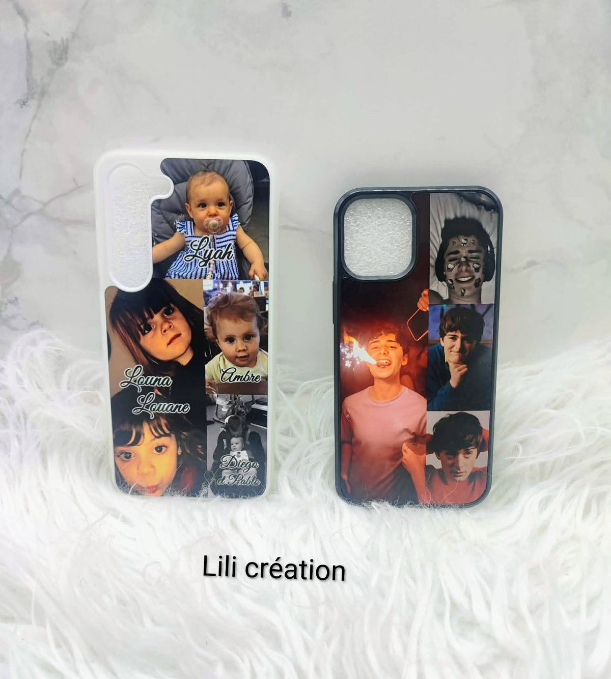 Coque de téléphone personnalisée de 1 à 6 photos