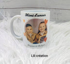 Mugs cadre cœurs