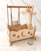 ✨ Berceau en bois - Un cadeau de naissance original, personnalisé et plein de tendresse ! 🤎👶
