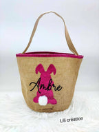 Sac personnalisé "Petit Lapin" – Rose ou Bleu