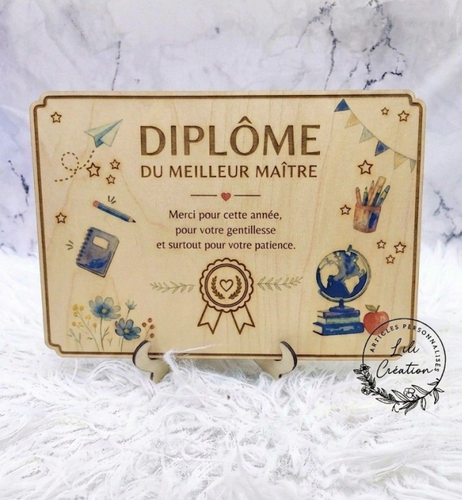 Le diplôme officiel des personnes qui comptent le plus pour vos enfants ❤️