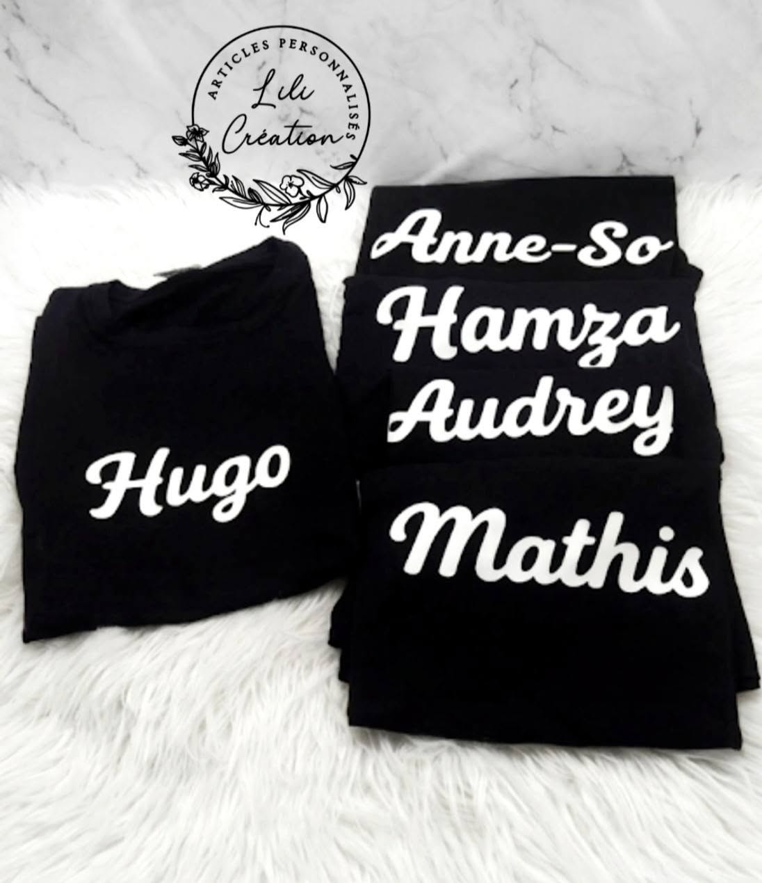 (Sur devis) T-shirts personnalisés