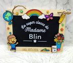 Ardoise de porte personnalisée - Cadeau de fin d'année