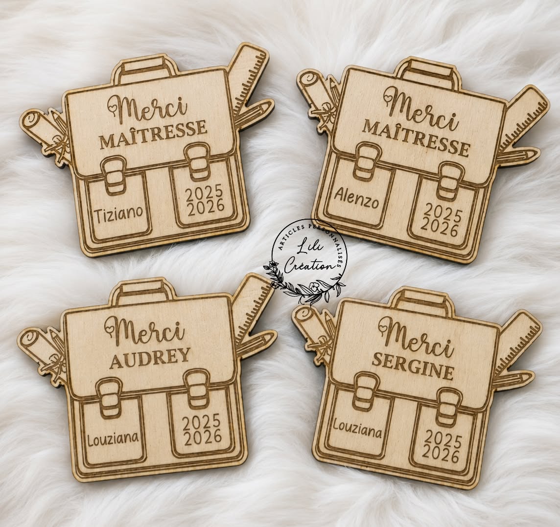 Magnet ou porte-clé cartable - Un petit aimant plein de gratitude !
