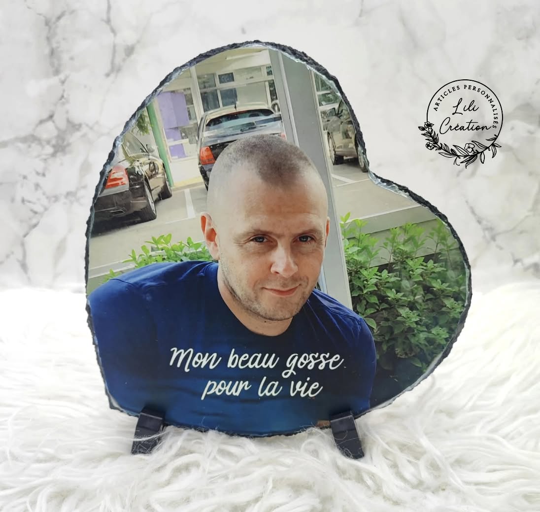 Votre photo sur ardoise personnalisée !