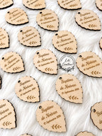 Etiquettes feuilles 3.50cm