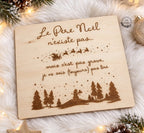 Pancarte "Le père noël n'existe pas"