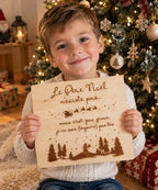 Pancarte "Le père noël n'existe pas"