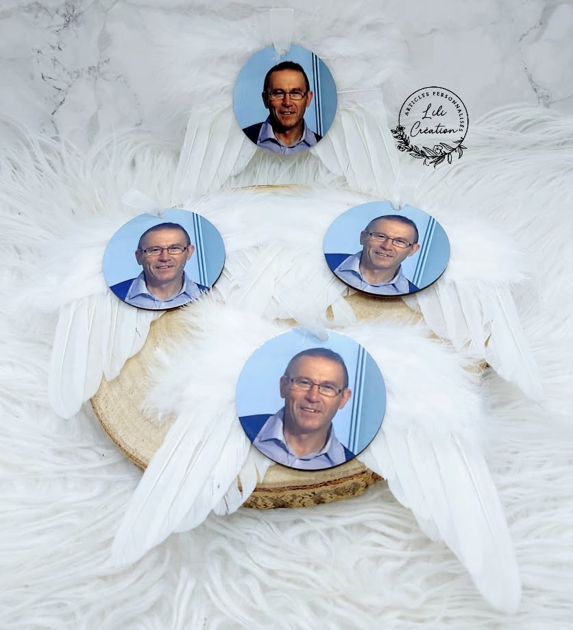 Boules de Noël avec Ailes d'Ange